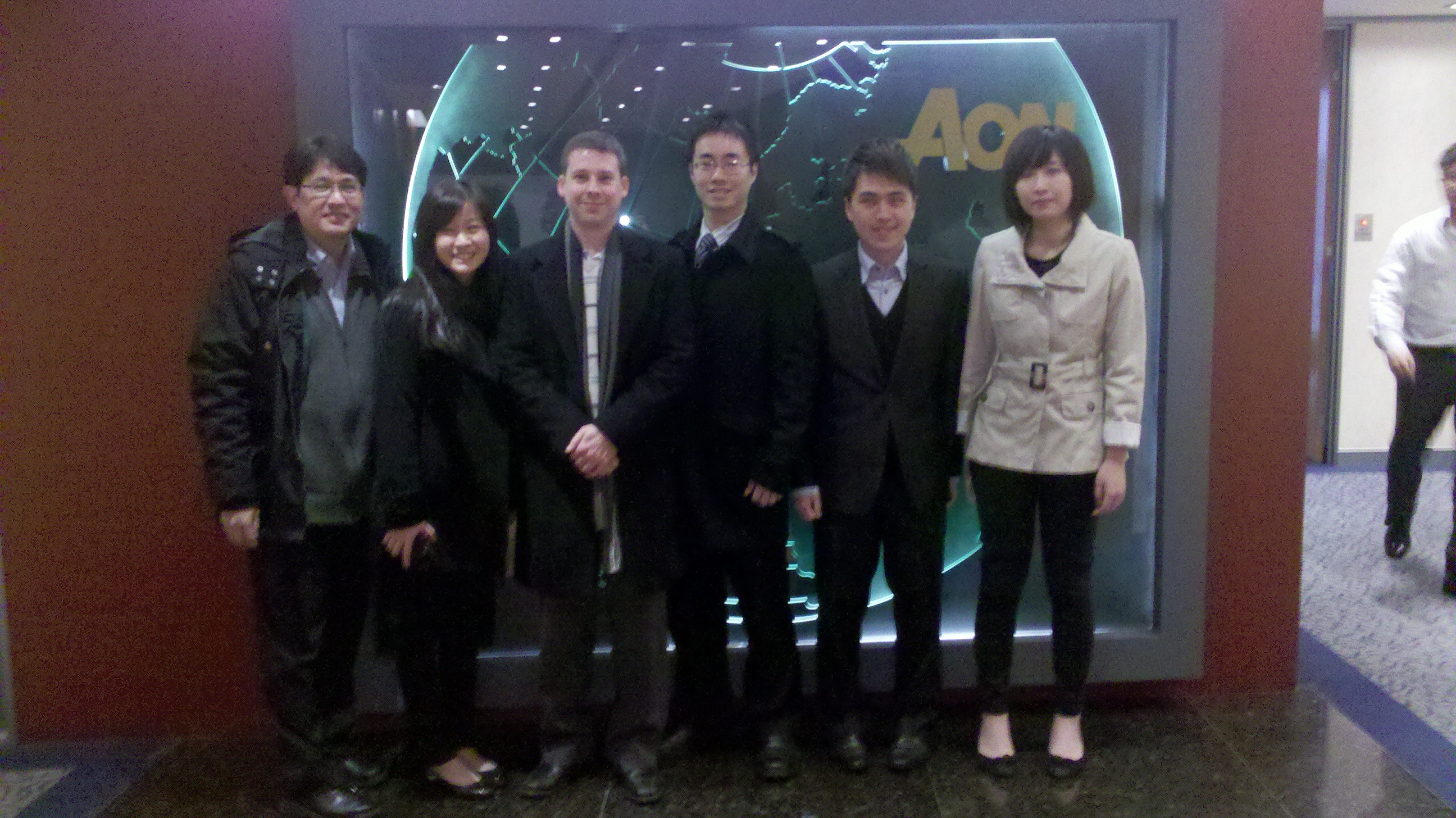 Simon, with Aon Asia in Hong Kong 2012